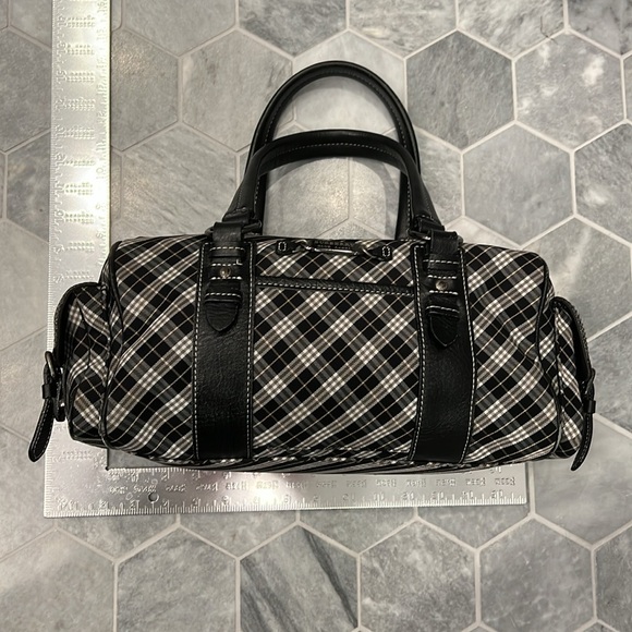 Burberry Blue Label Japan Exclusive Black Check Handbag EUC - Picture 16 of 17